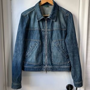 United Colors Of Benetton Boxy Retro Denim Jacket